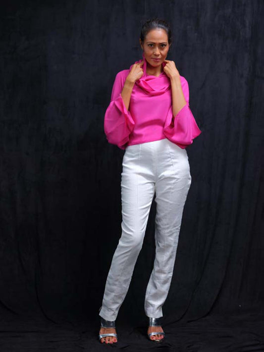 Hoodie Dlux in Magenta