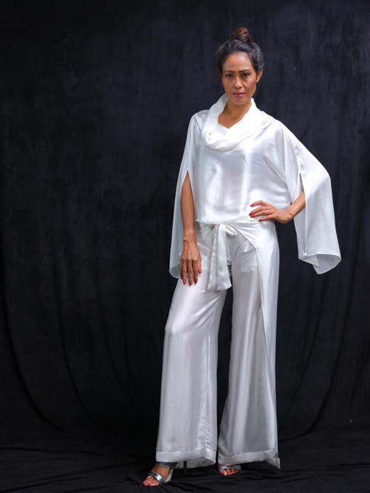 Hoodie Dlux in White