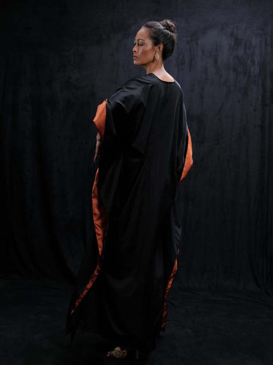Long Kaftan in Black