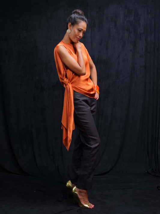 Tunic Top in Burnt Orange