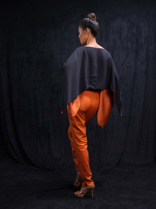 Cape Top Reversible in Burnt Orange