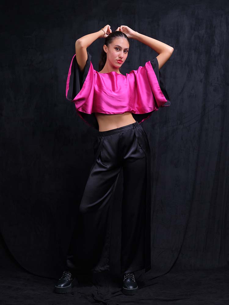 Cape Top Reversible in Magenta