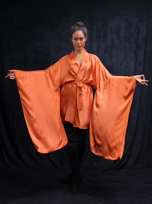Kimono Cindy in Burnt Orange