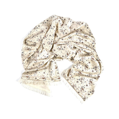Silk & Pashmina Shawl in Balon Grey