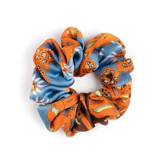 Silk Hairband In Bonsai Blue