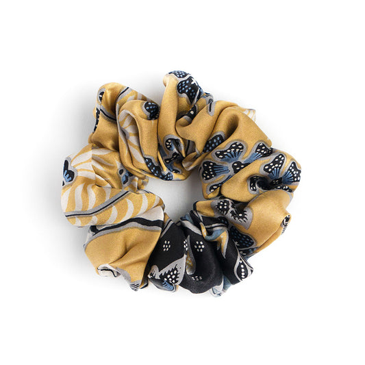 Silk Hairband In Bonsai Grey