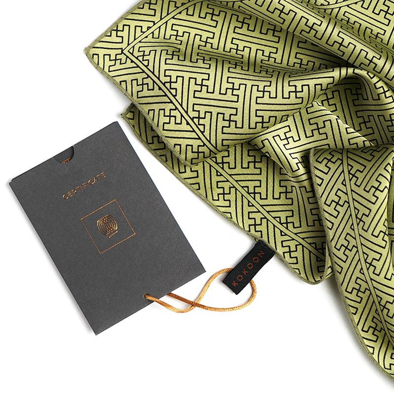 Banji Rof Silk Scarf In Banji Green – KokoonSilks