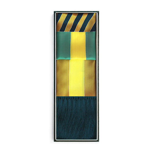 Silk Shawl In Flag