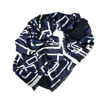 Silk & Pashmina Shawl in Guci
