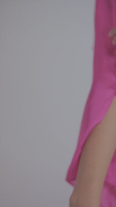 Hoodie Dlux in Magenta