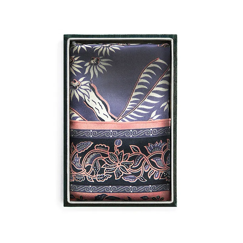 Silk Scarf - Bonsai Purple