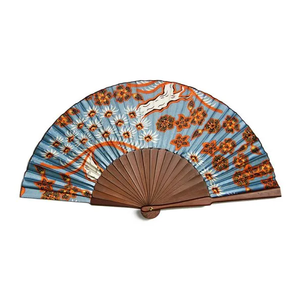 Silk Fan - Bonsai Blue