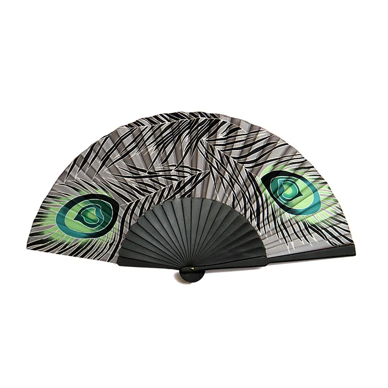Silk Fan - Peacock